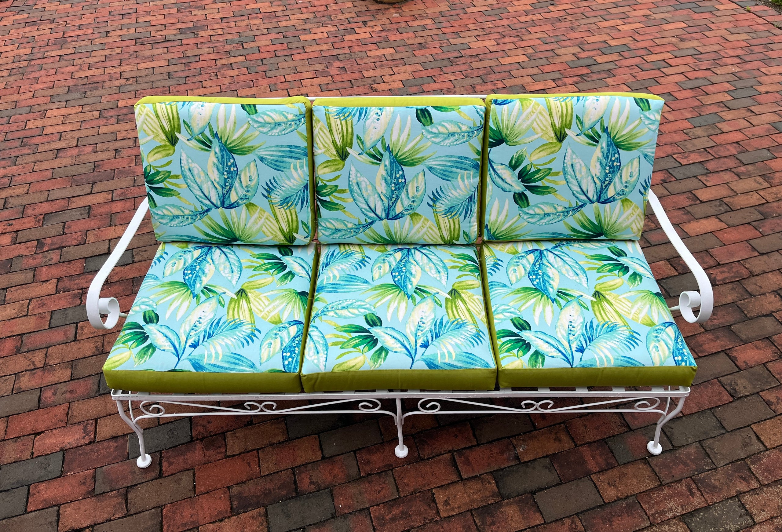 Vintage wrought store iron sofa